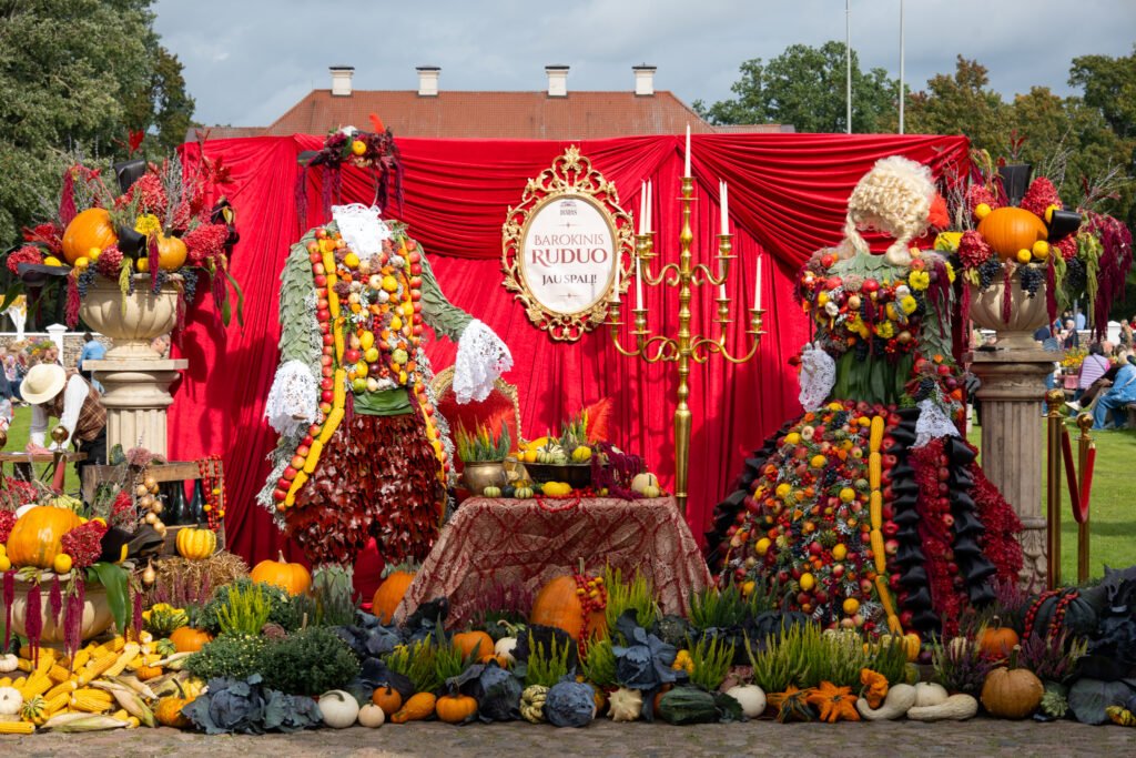 Autumn harvest turned into Baroque at Pakruojis Manor