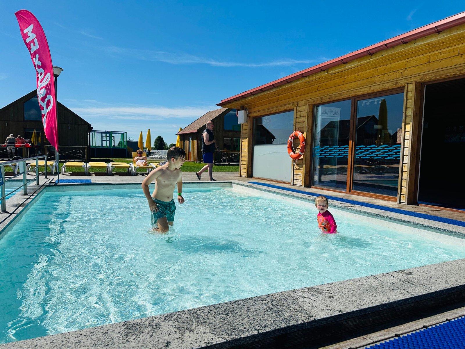 Dreverna Camping's outdoor swimming pools: the only ones of their kind in Lithuania