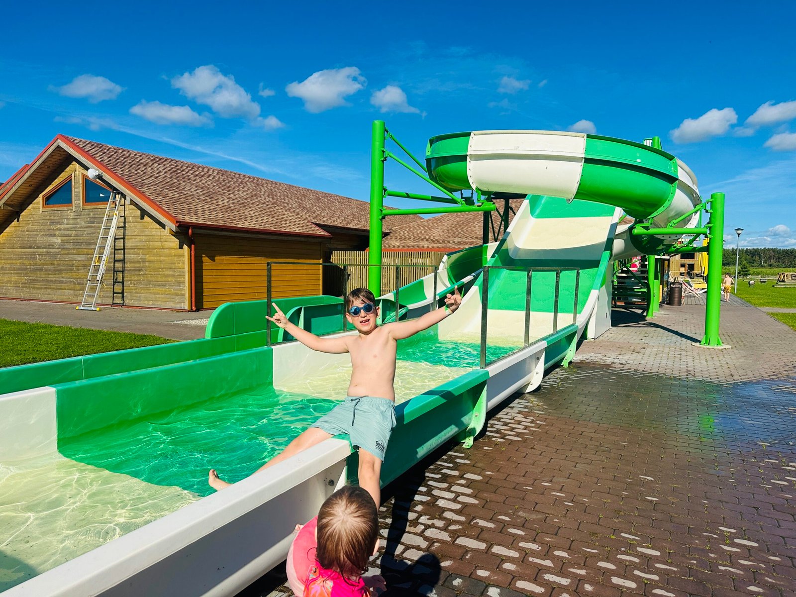 Dreverna Camping's outdoor swimming pools: the only ones of their kind in Lithuania