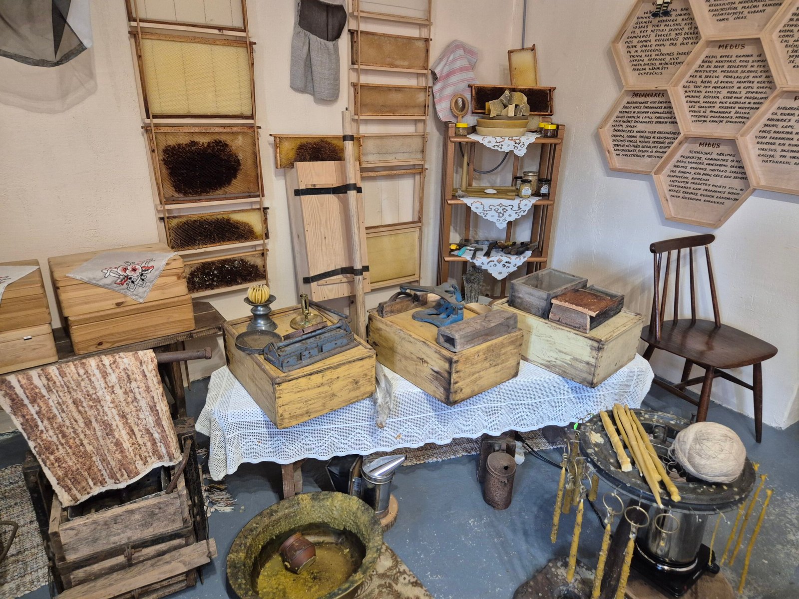 Candle making educational activity