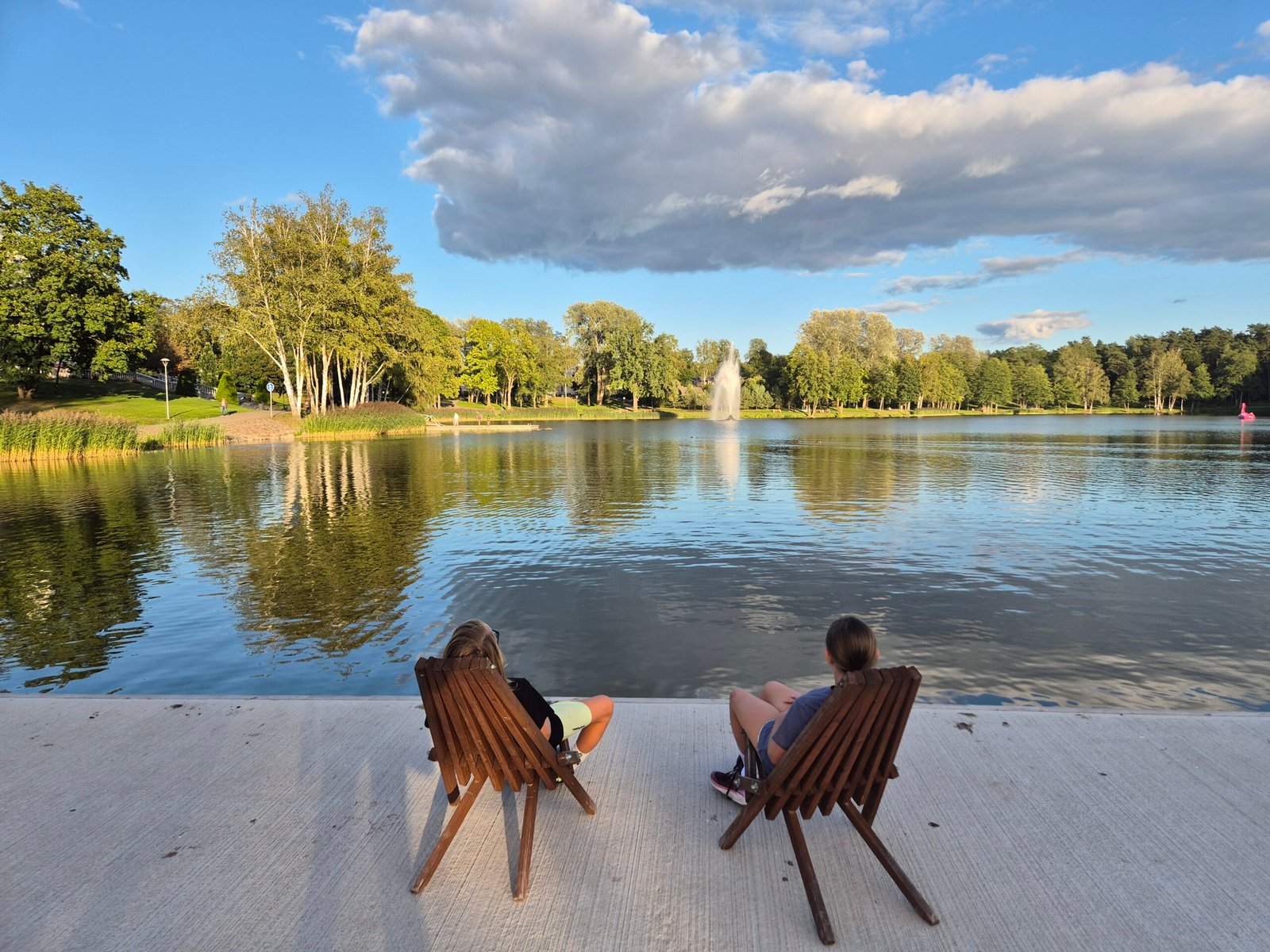Vijūnėlė Park by Lake Druskonis