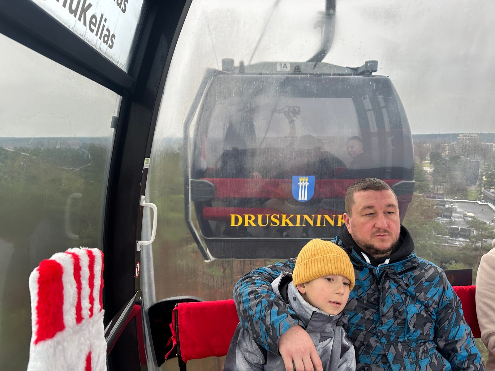Druskininkai cable car in winter