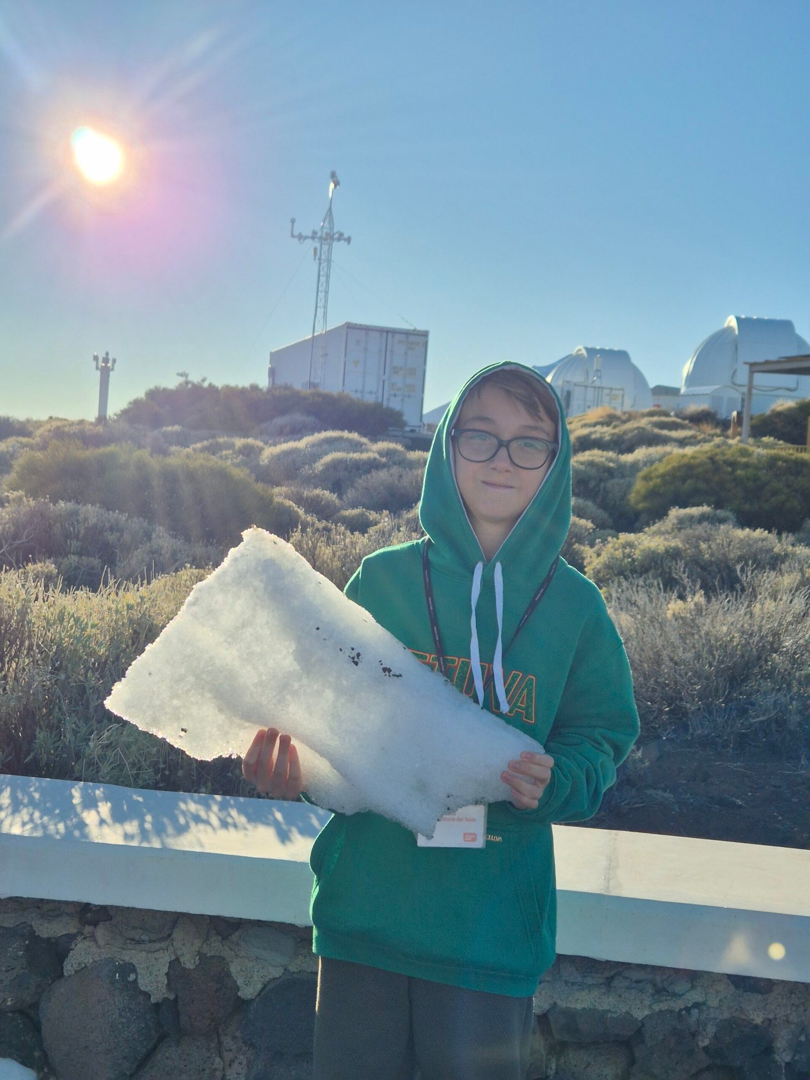 Tour of Teide Observatory with children