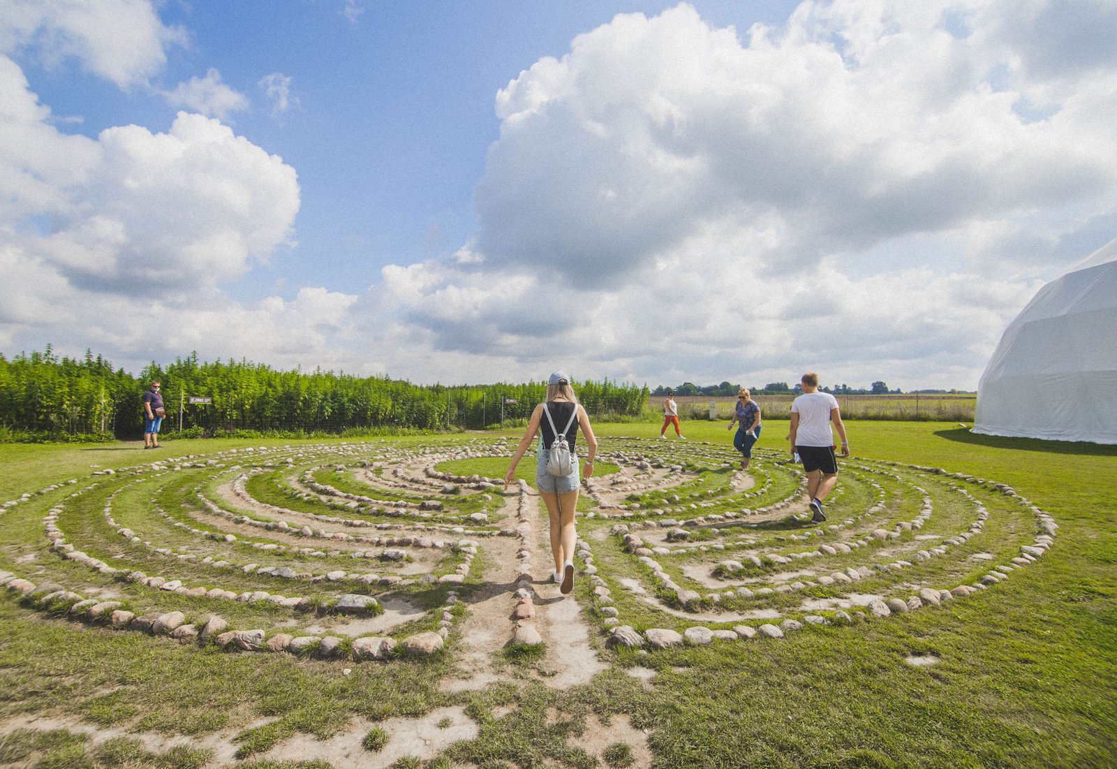 Energetic maze at LABI Park