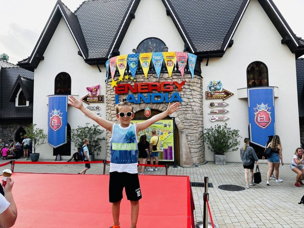 Energylandia Park with children