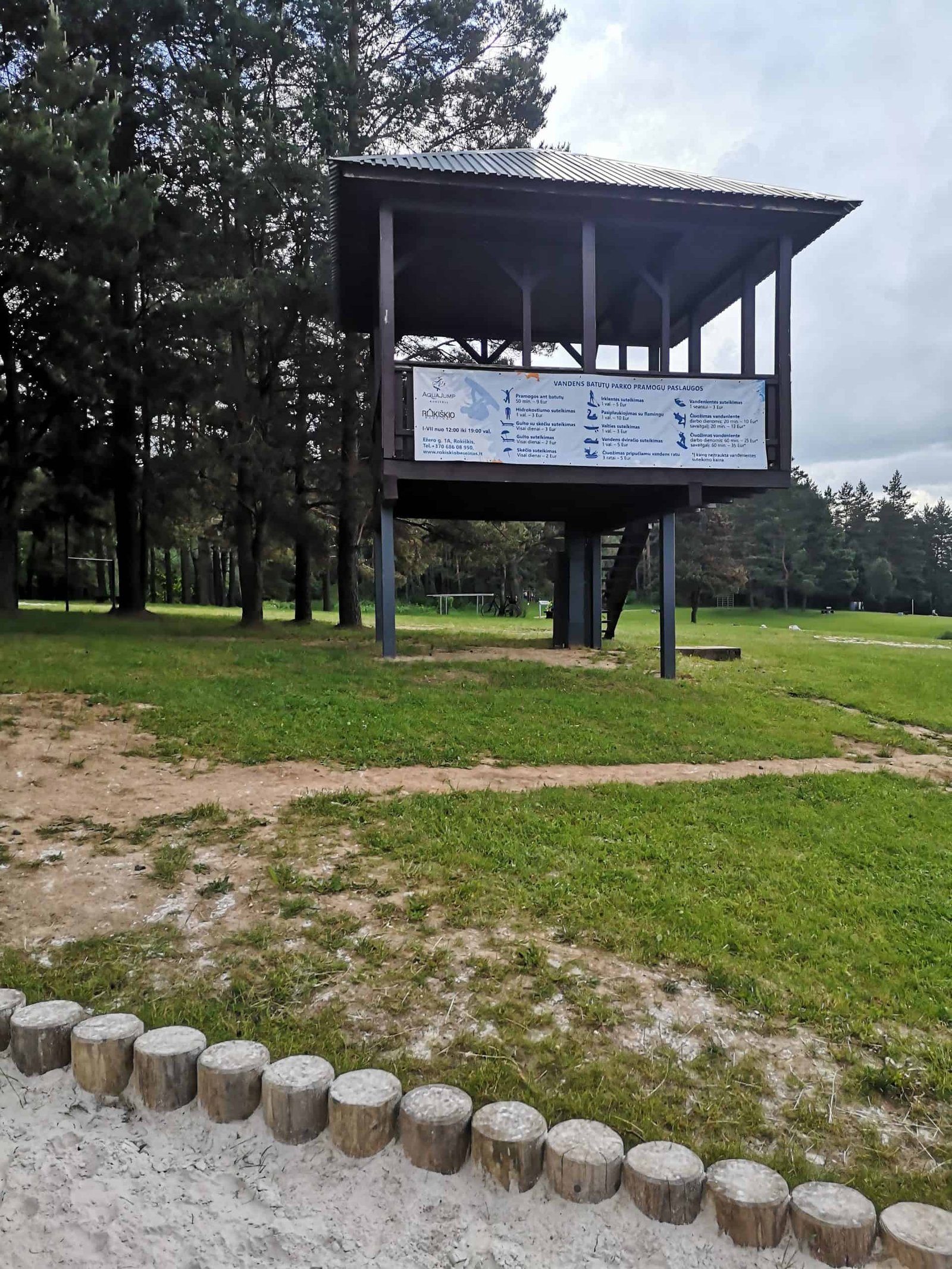 Rokiškis lake beach