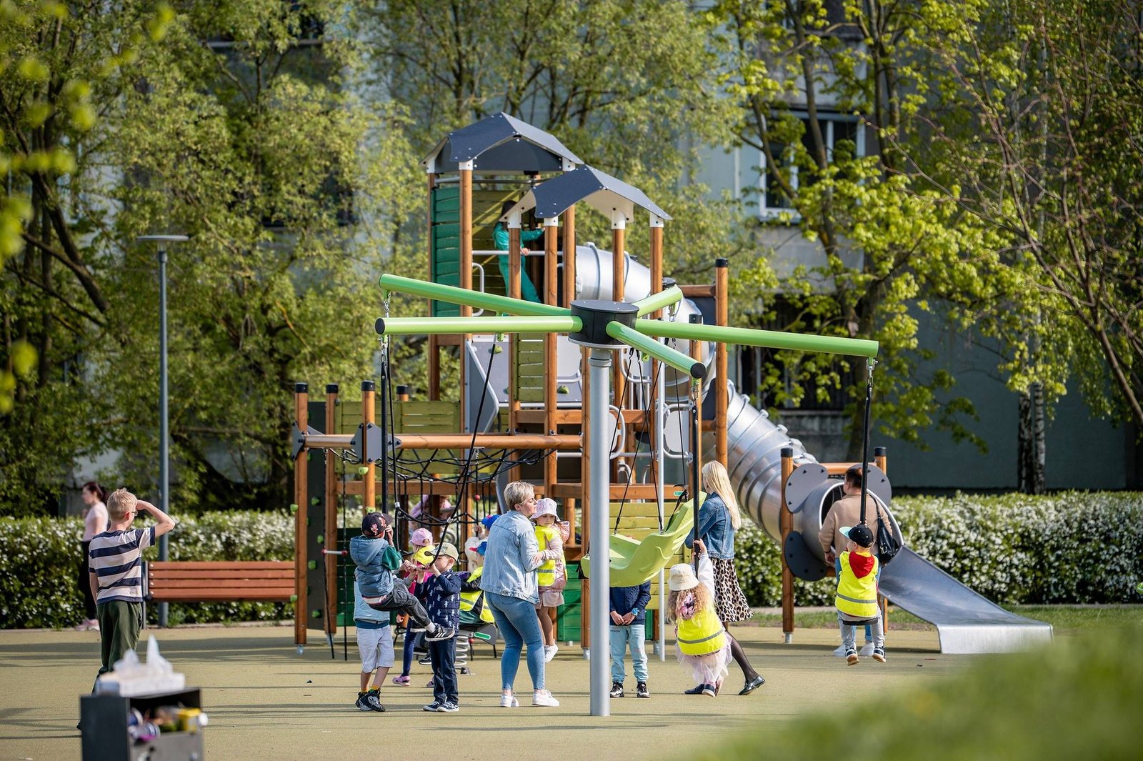 Santarvės park playground (photo by Kaunas City Municipality)
