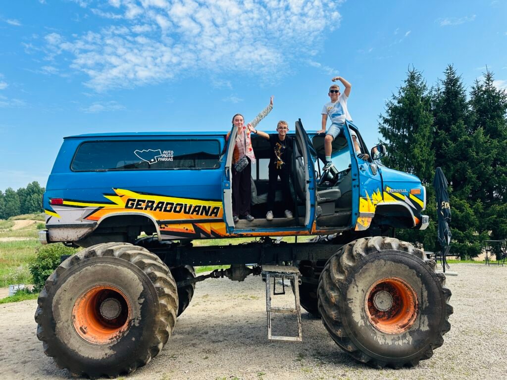 Giant wheels and adrenaline – try Monster Truck and Monster Bus experiences in Lithuania