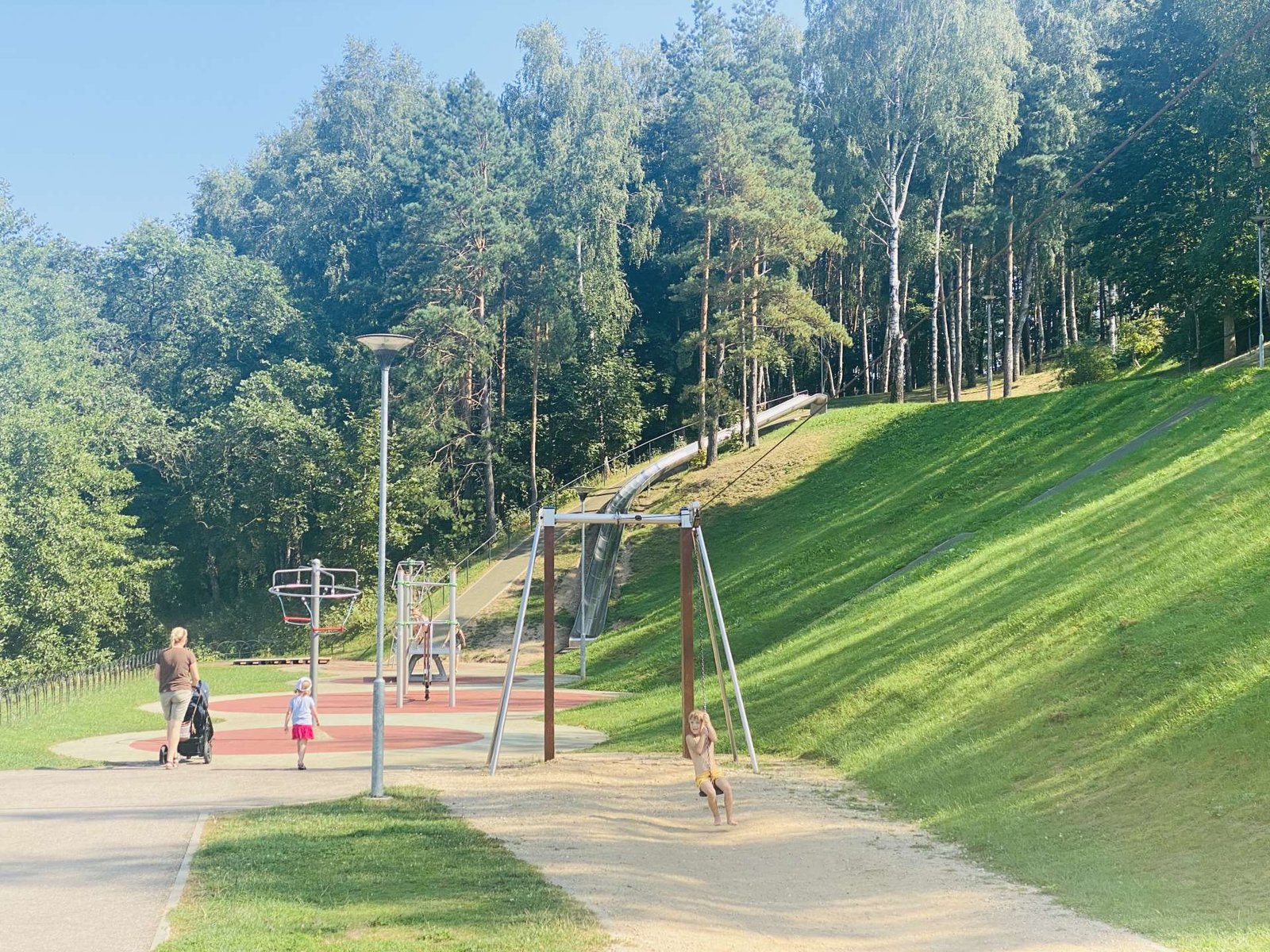 Most interesting slides for children in Lithuania