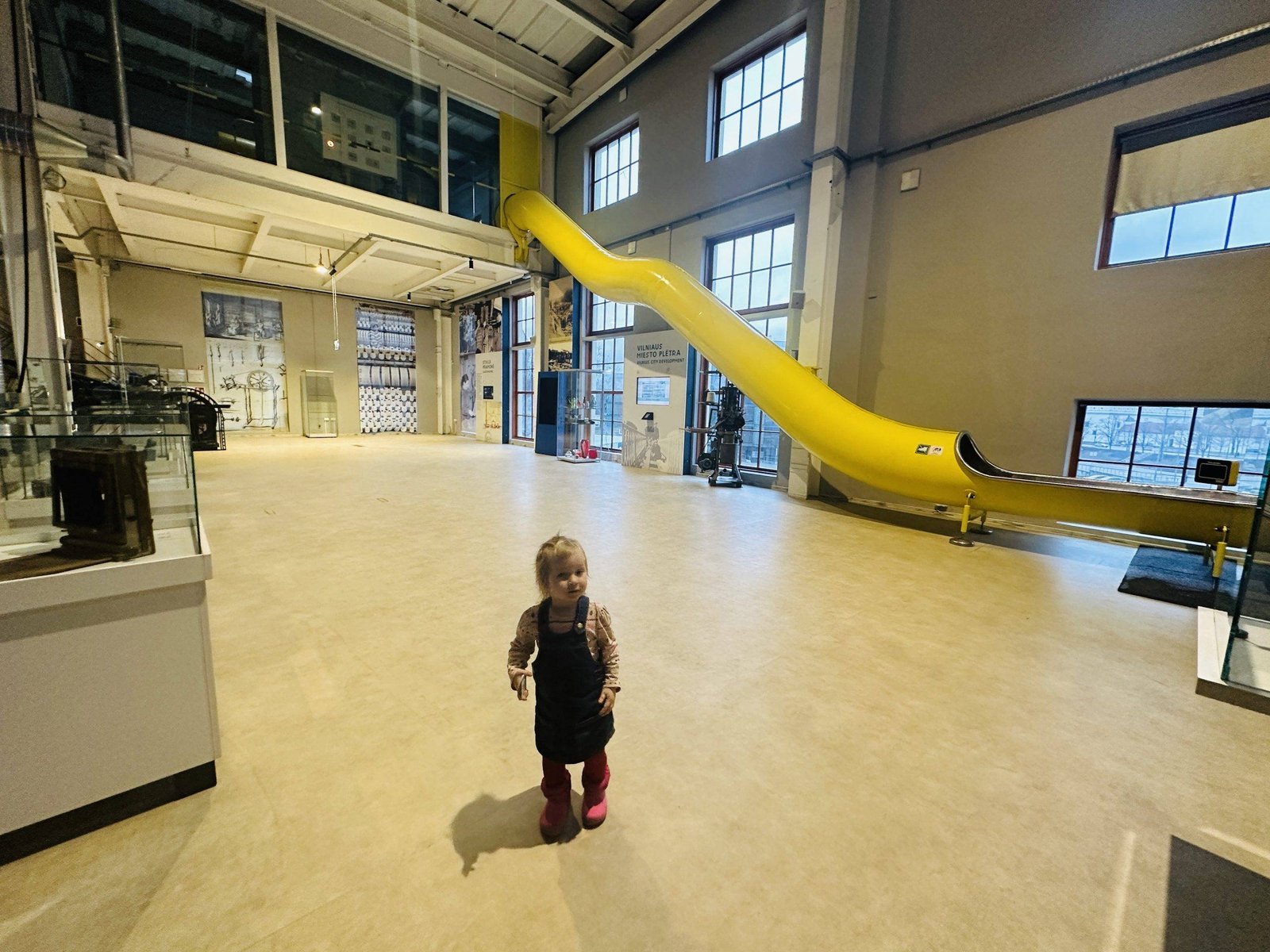 Slide in the Energy and Technology Museum in Vilnius