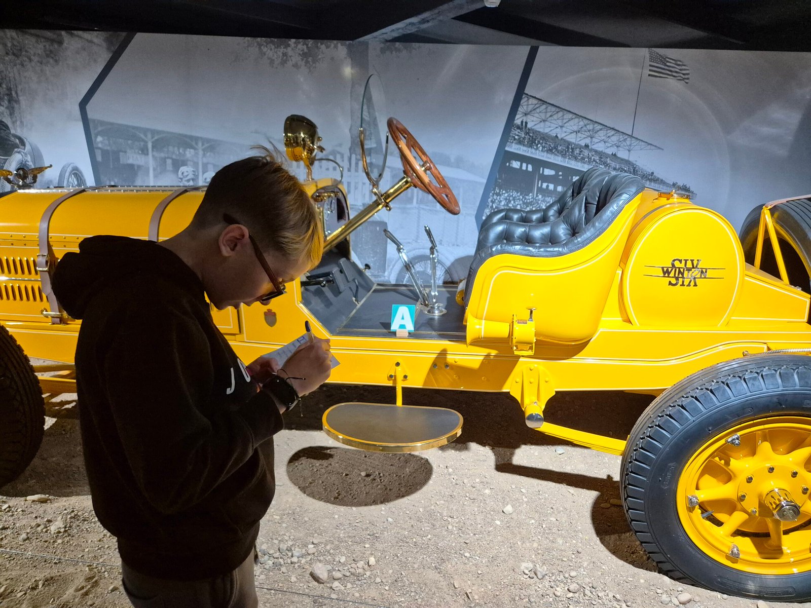 Vilnius Auto Museum with children