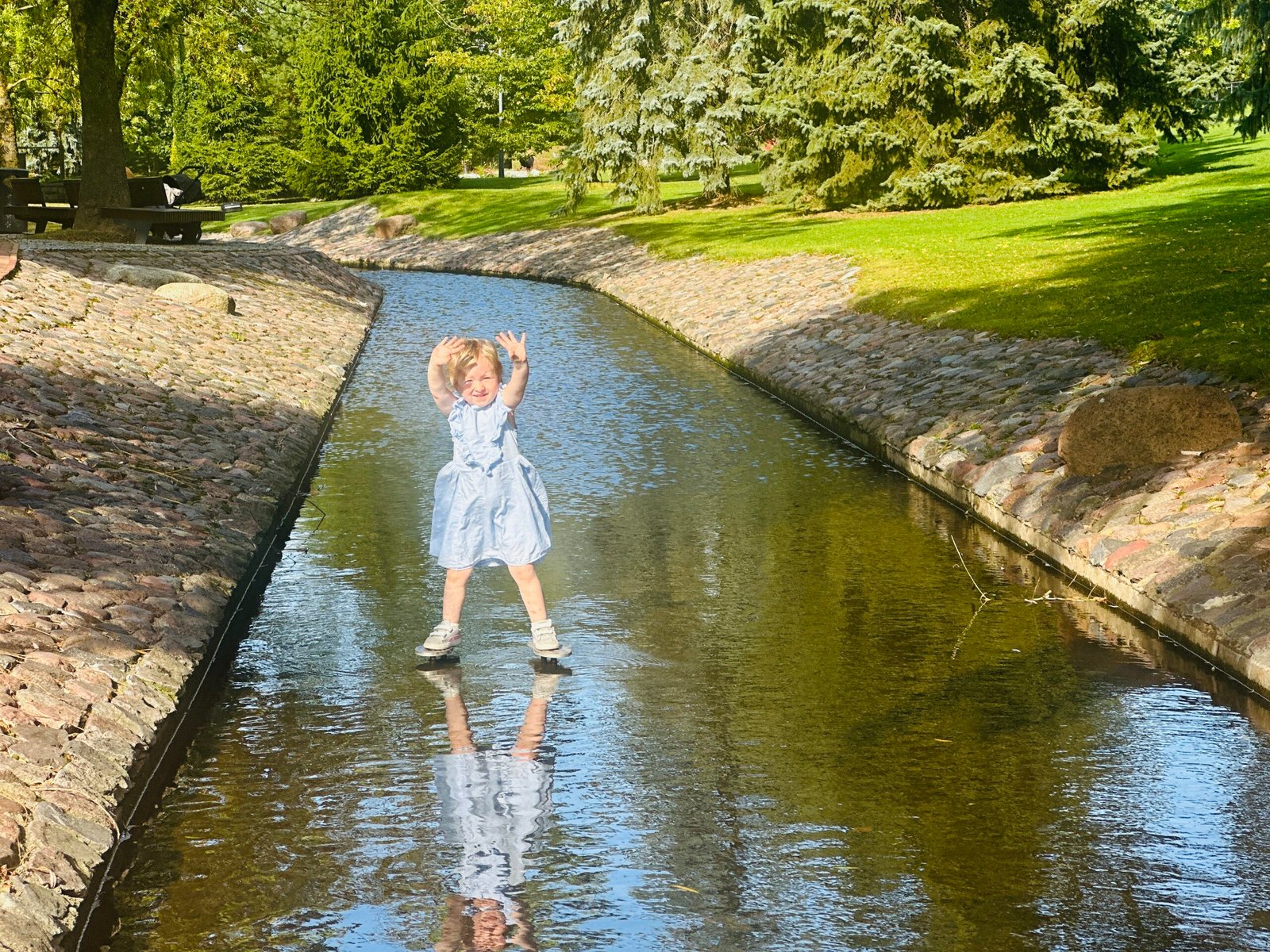 Footprints in the Poetry Park in Marijampolė