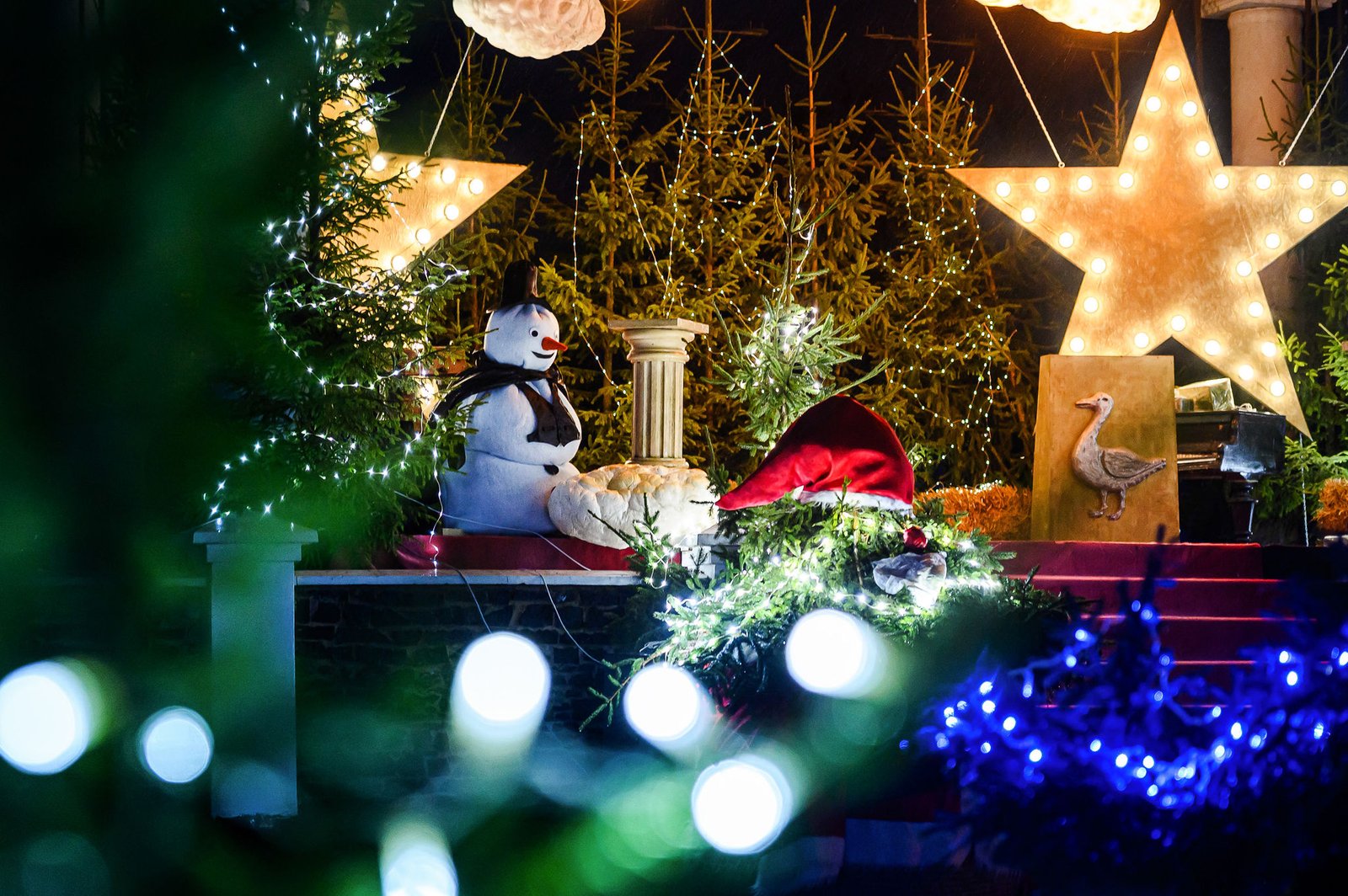 Festively decorated Pakruojis Manor