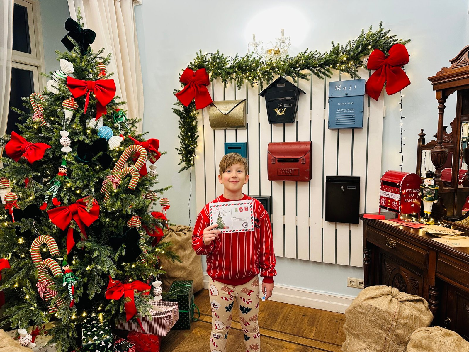 Christmas mail at Krikštėnai Manor