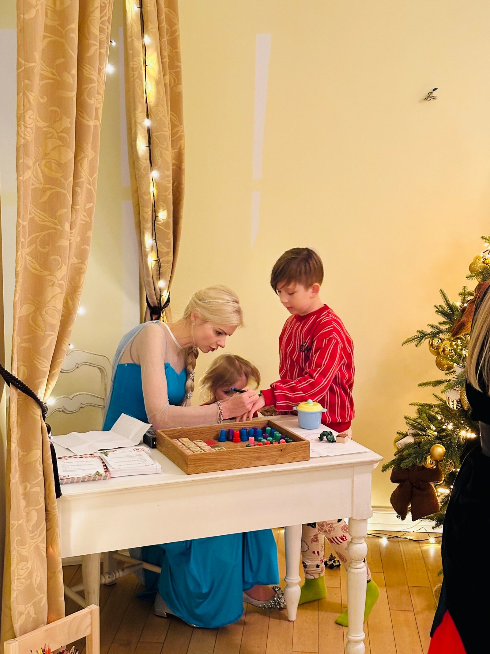 Children’s play area with Elsa