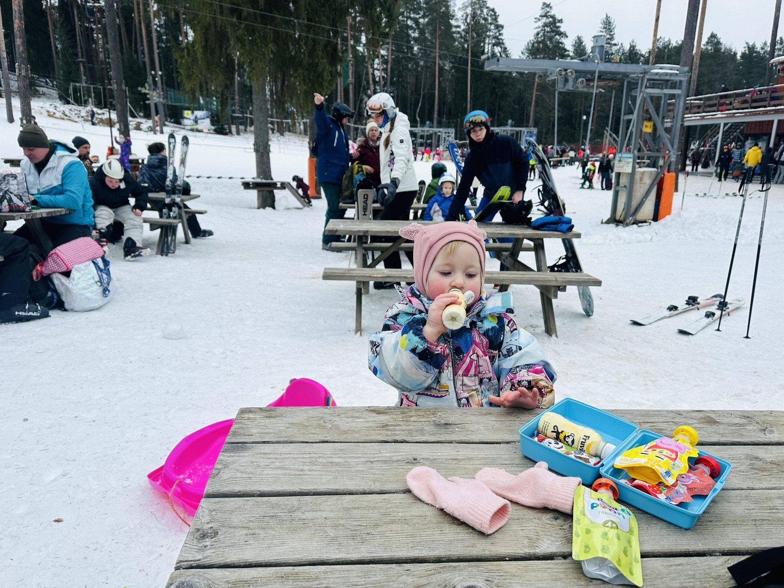 Skiing in Riekstukalns
