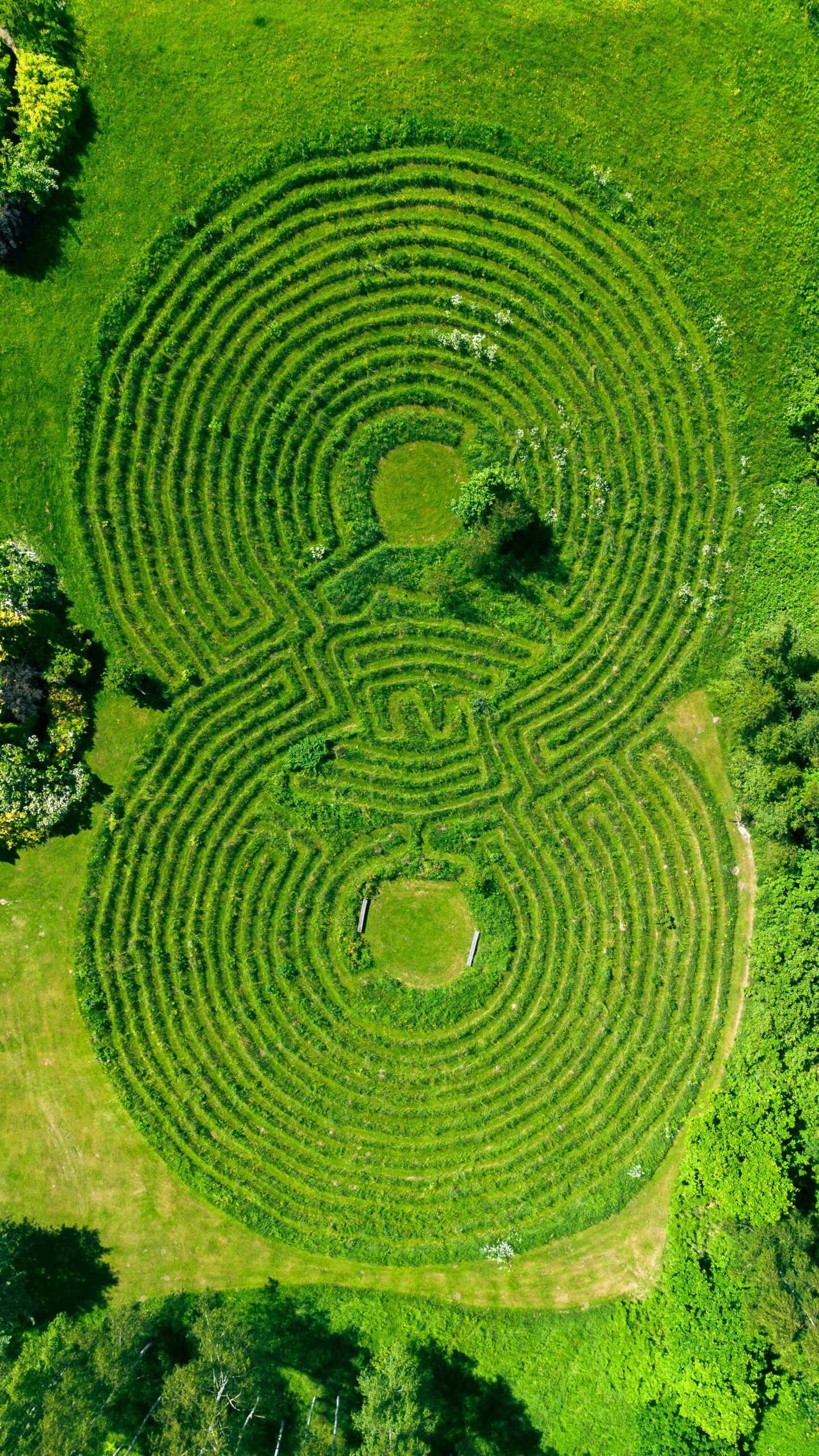 Labyrinths at the Energy Labyrinths and Geometric Figures Park