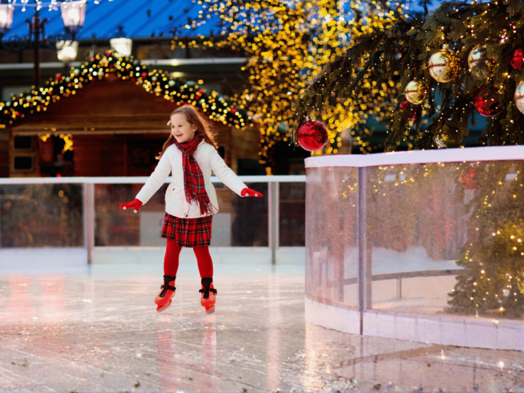 Ice rinks in Lithuania 2025: the most beautiful places for outdoor winter fun