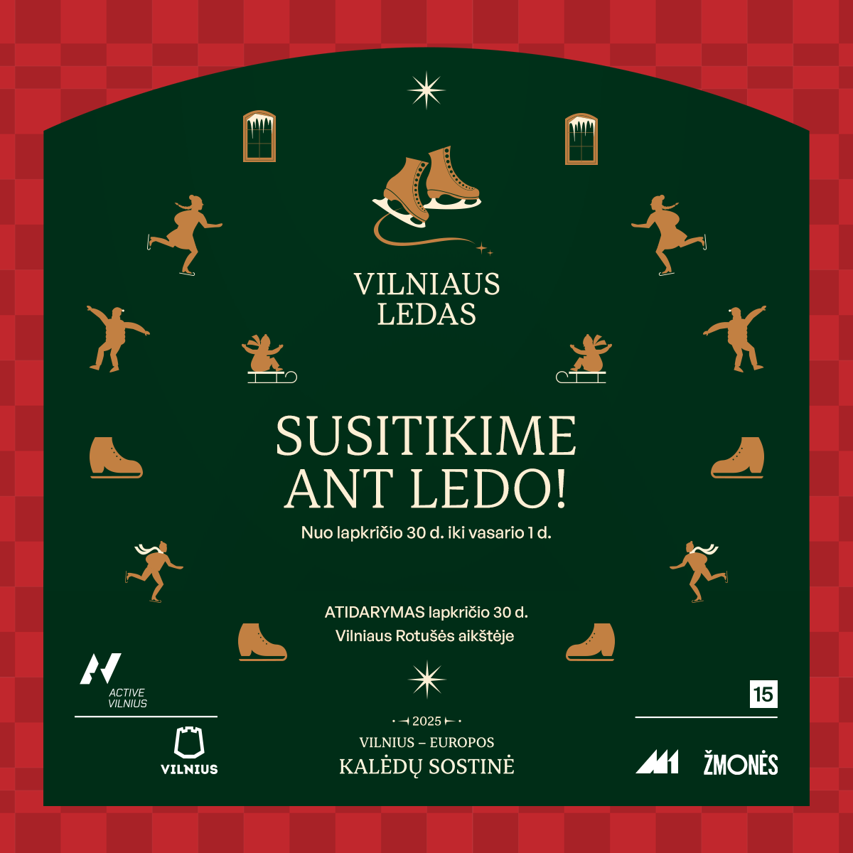 Winter returns to the capital: Town Hall Square will open a Christmas ice rink