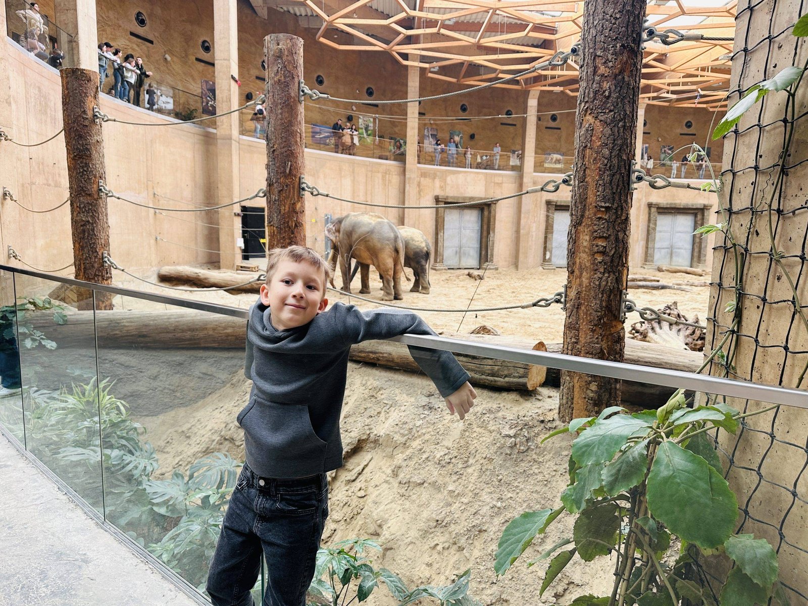 Lodz Zoo with children