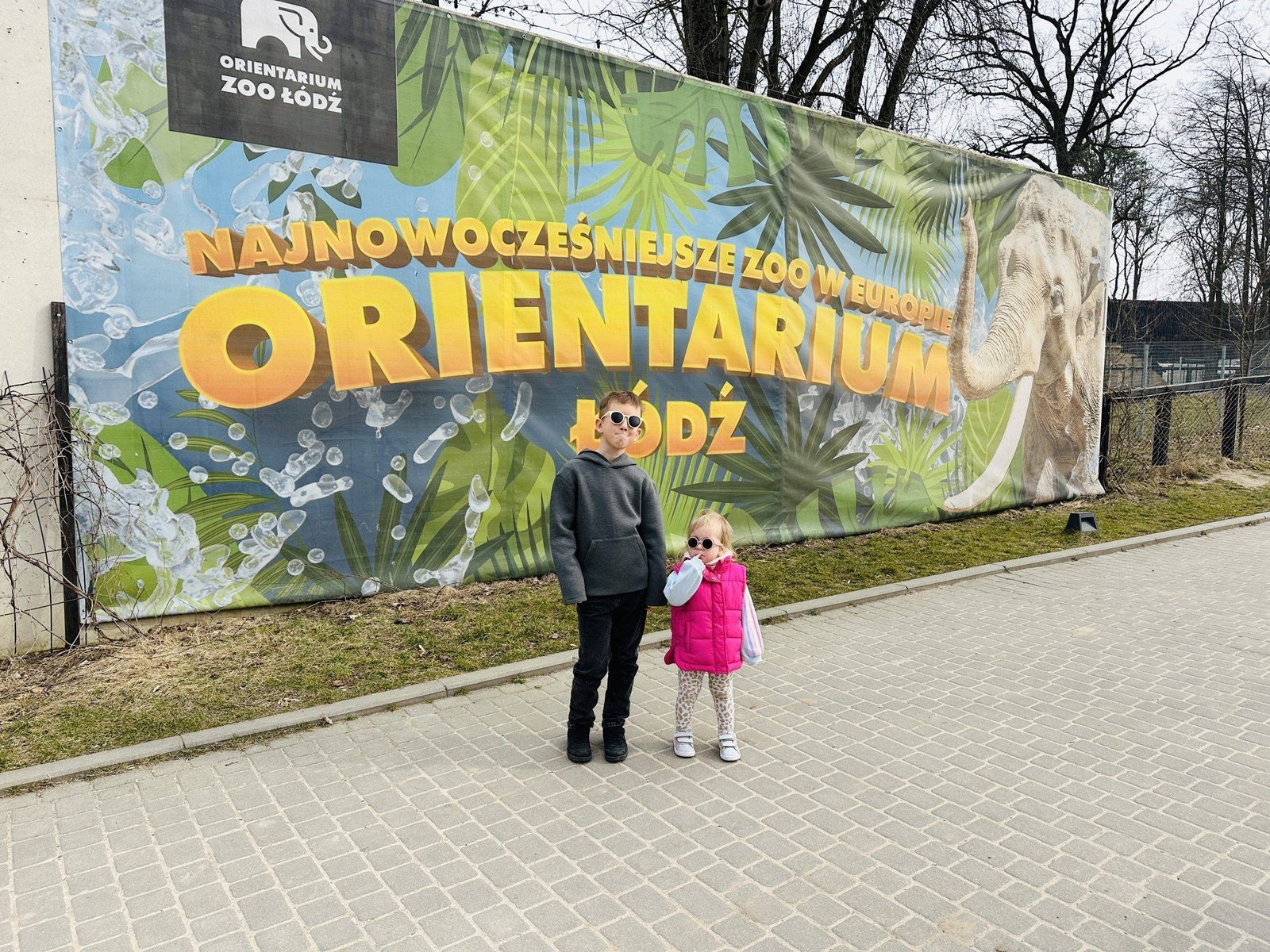 Lodz Zoo with children