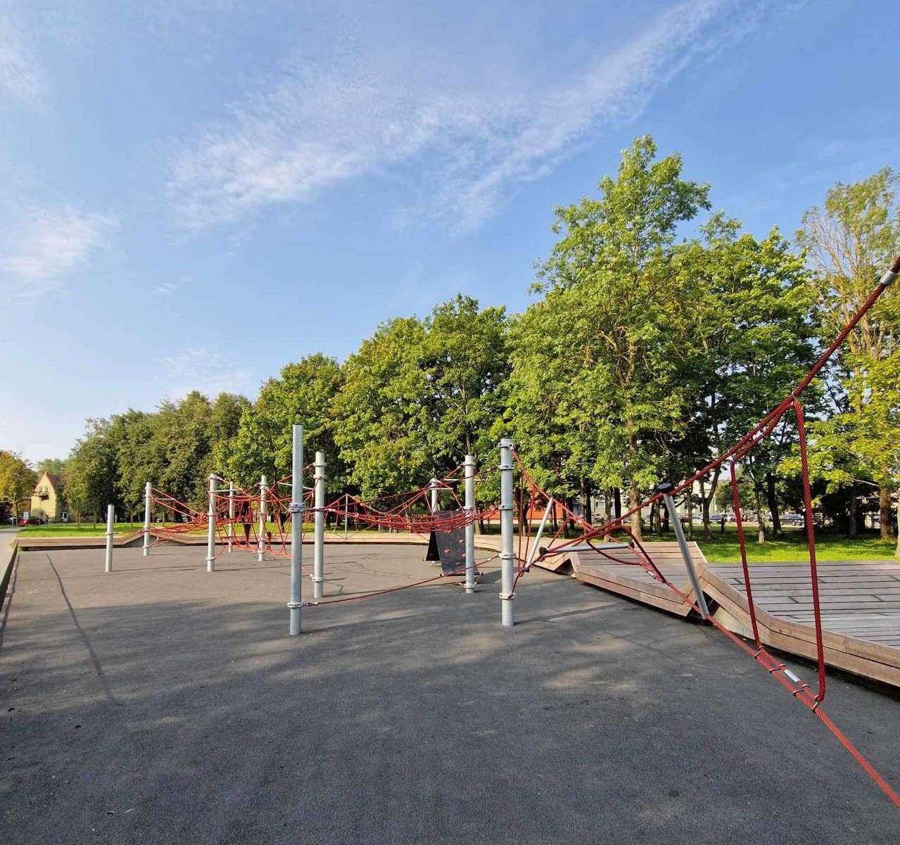 Malūnas park with playgrounds (photo by Klaipėda Municipality)