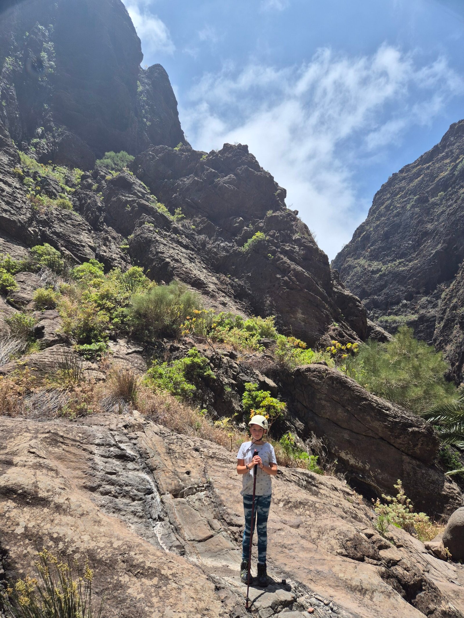 Hiking through Masca Gorge