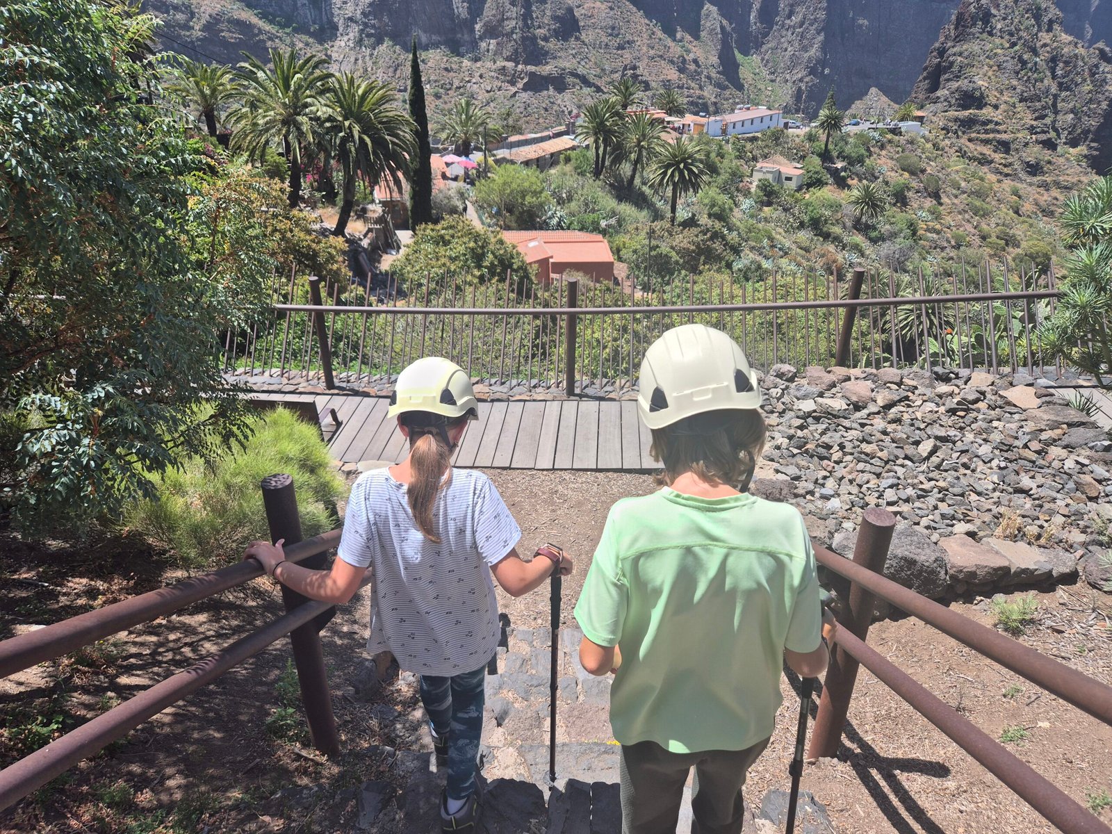 Masca Gorge with children
