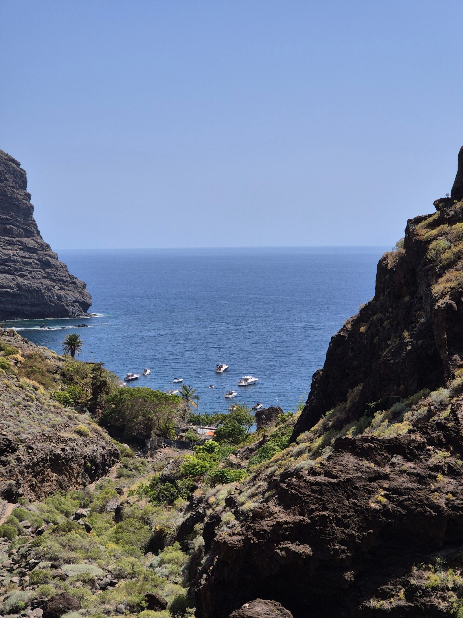 Hiking through Masca Gorge