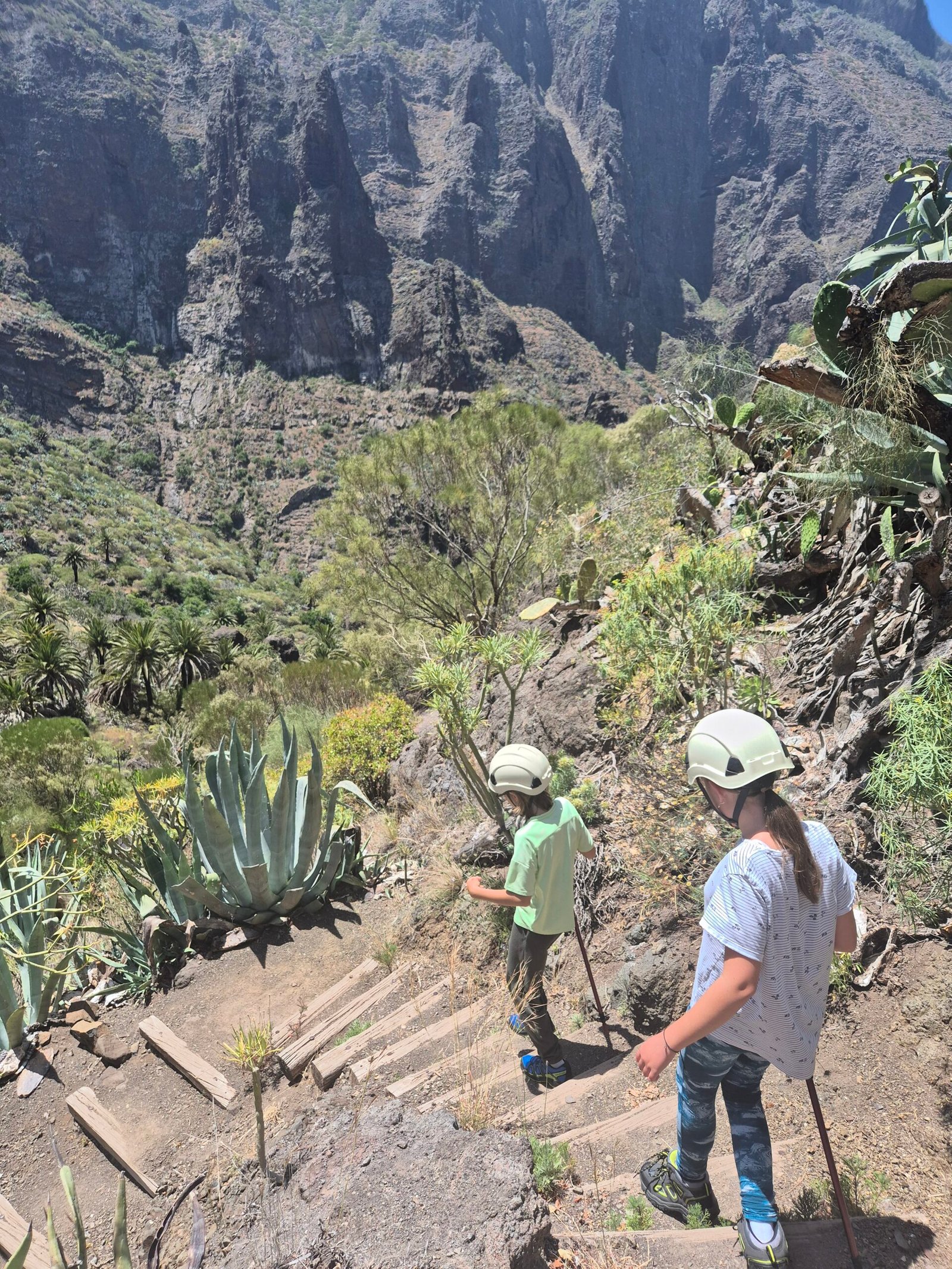 Masca Gorge with children