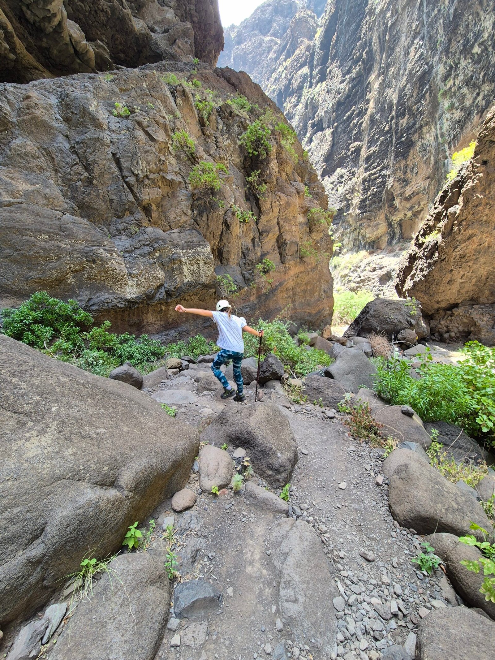 Masca Gorge with children