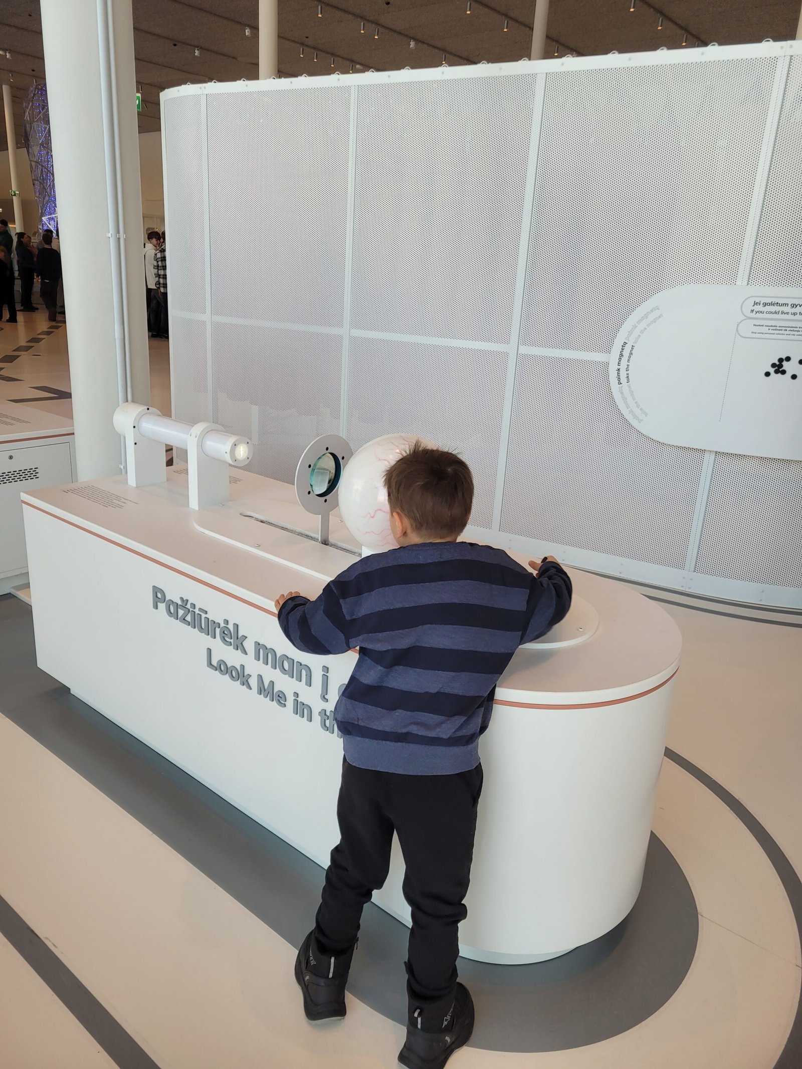 Science Island with children