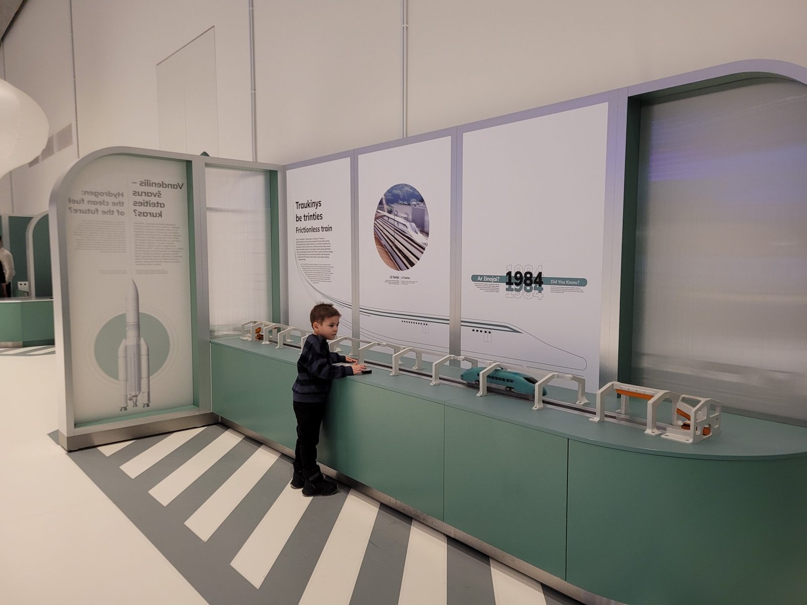 Science Island with children