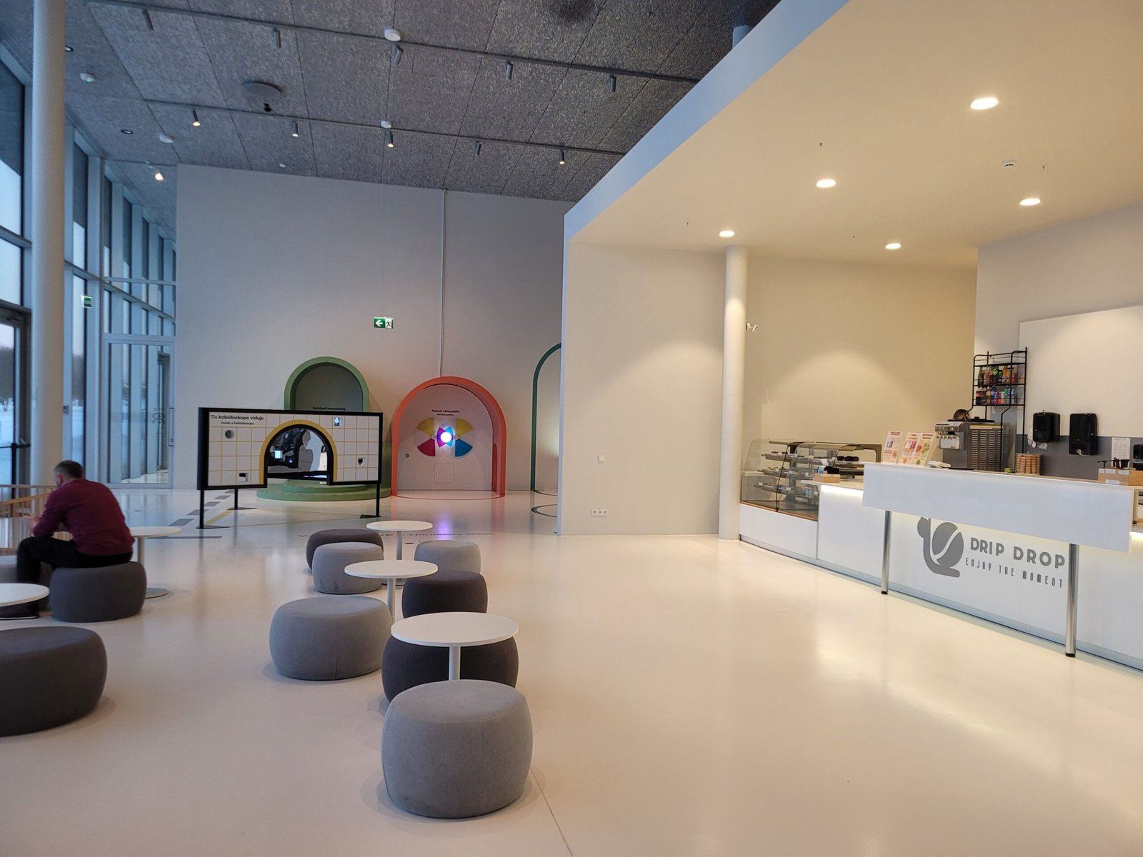 Relaxation area at Science Island