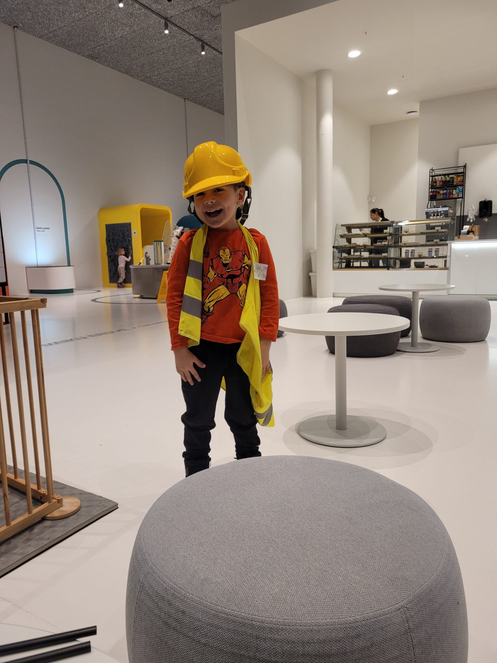 Science Island with children