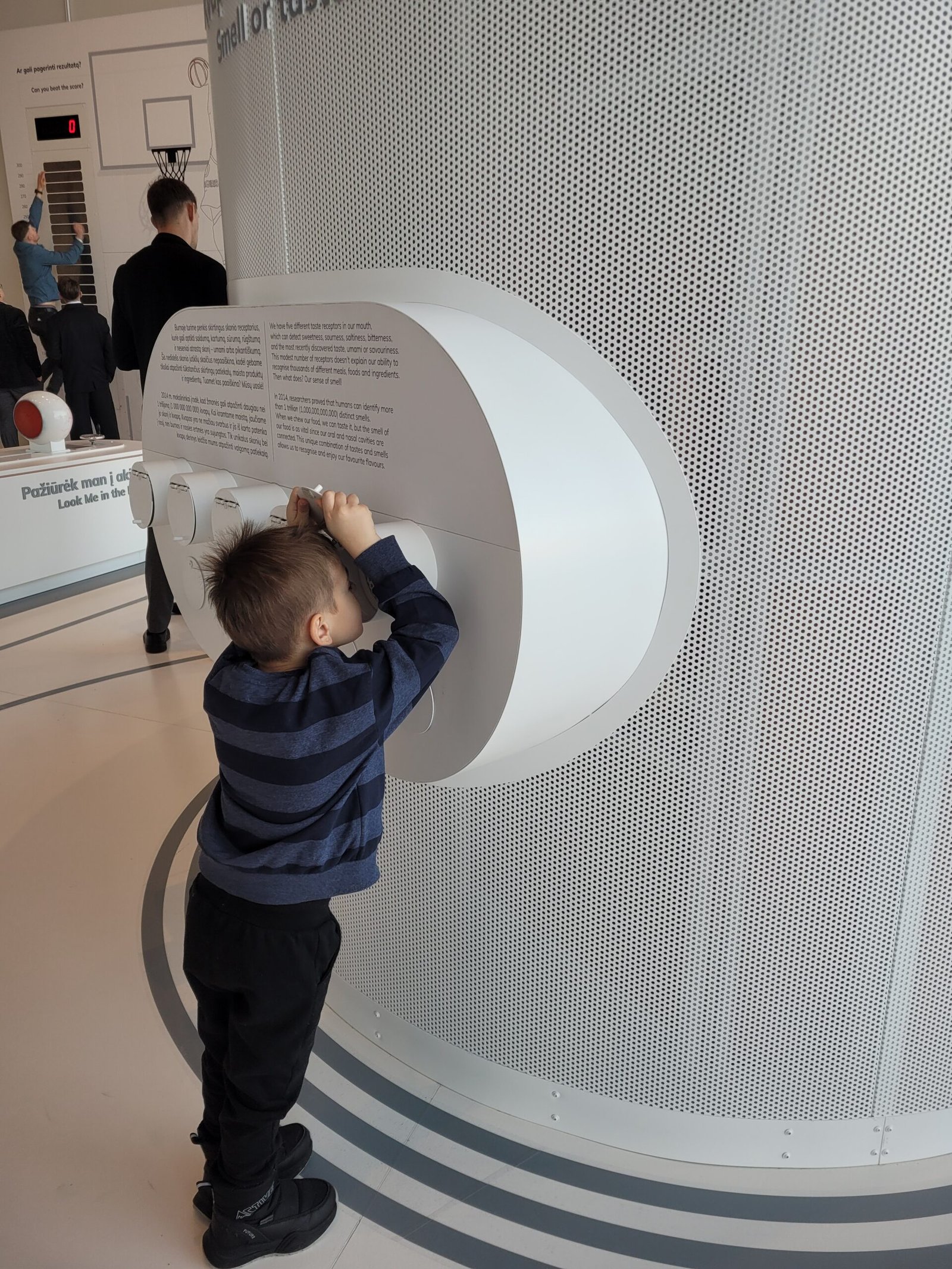 Science Island with children