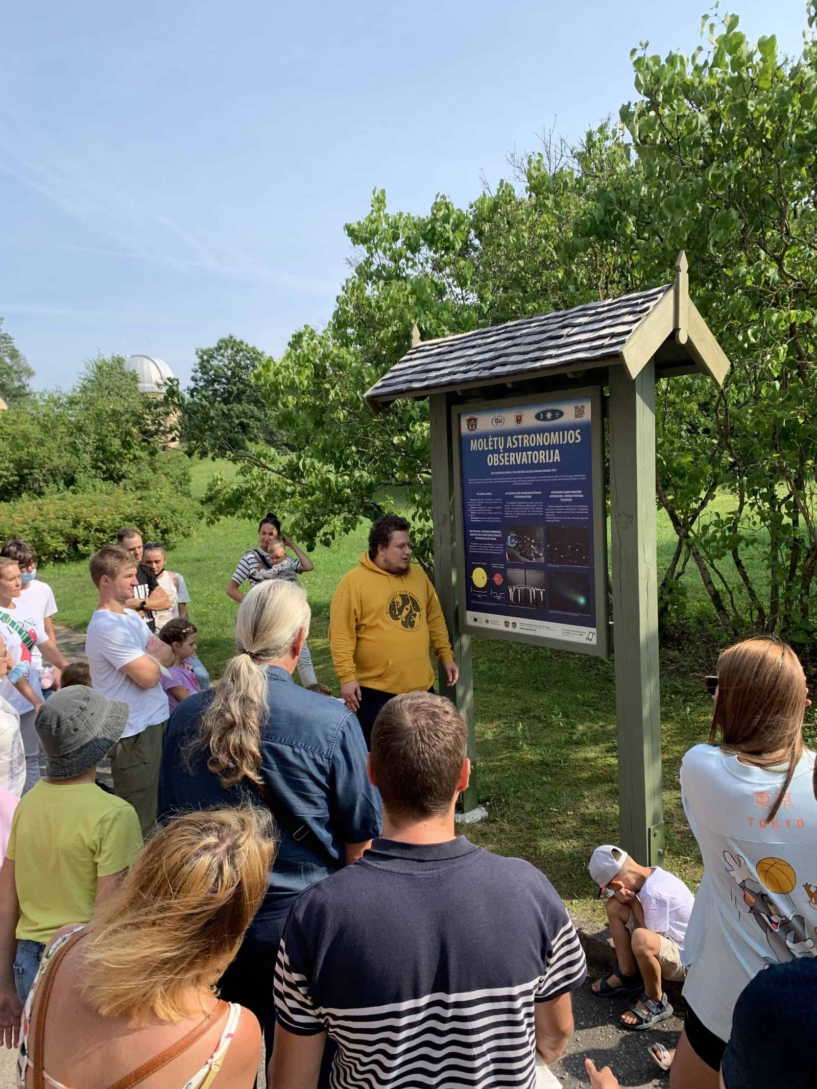 Molėtai with children