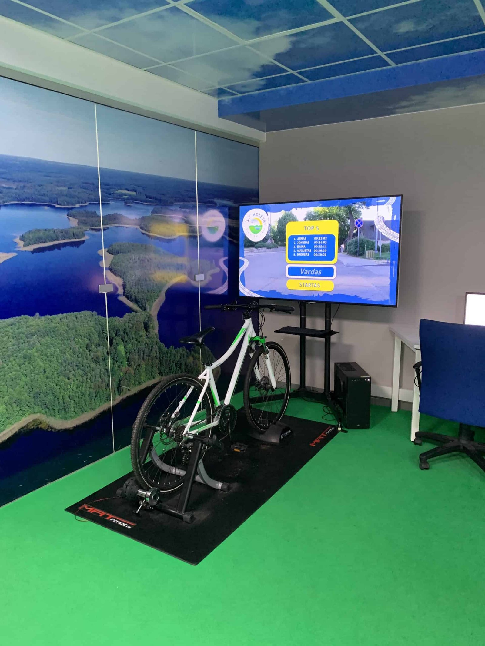 Molėtai with children