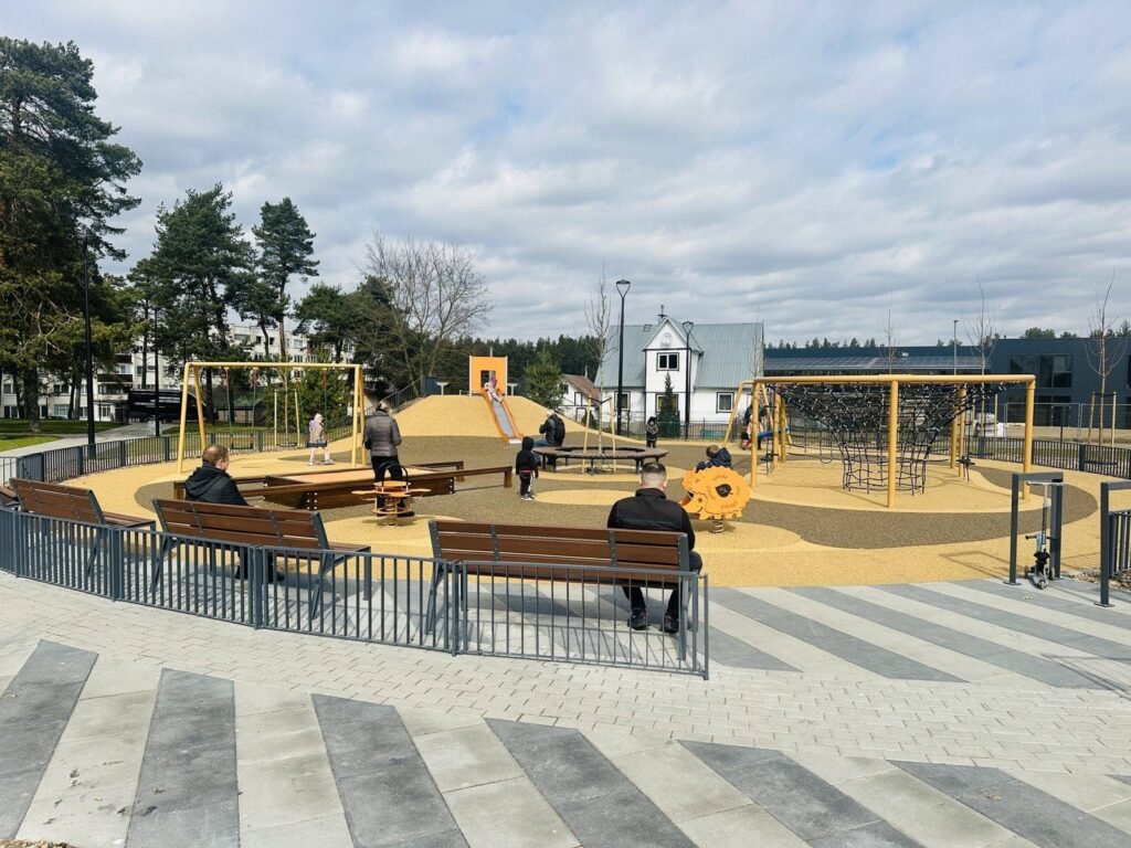 New space and playground in Grigiškės