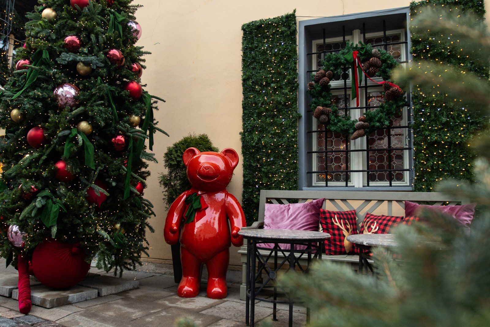 Christmas-decorated places in Vilnius (photo by U. Petkutė)