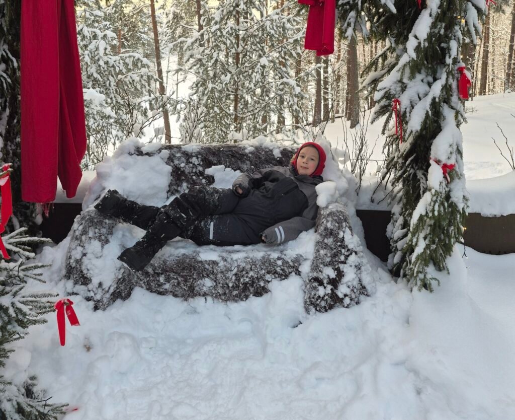 Free ski and sledding trails near Vilnius