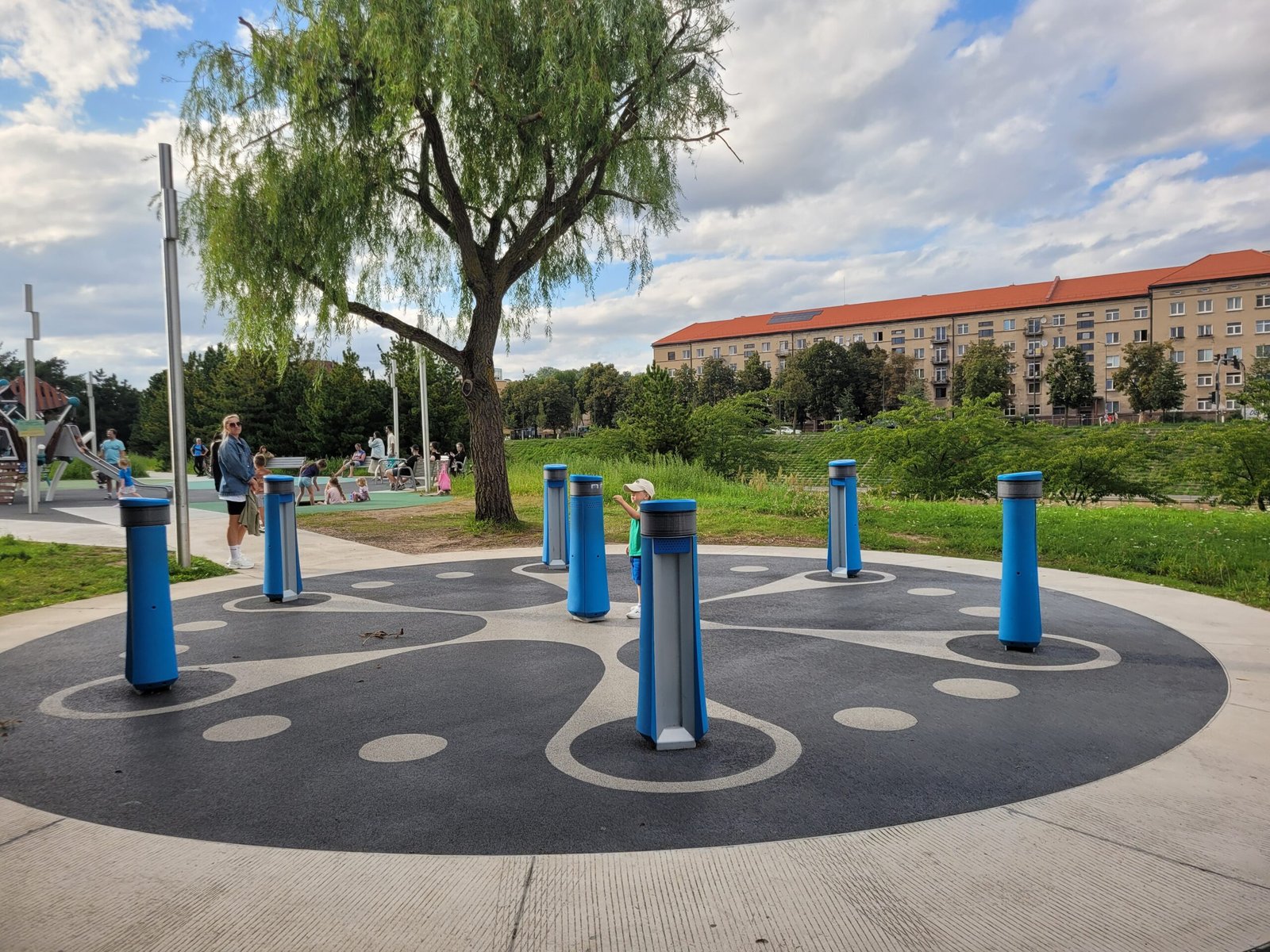 Memory training game on Nemunas island