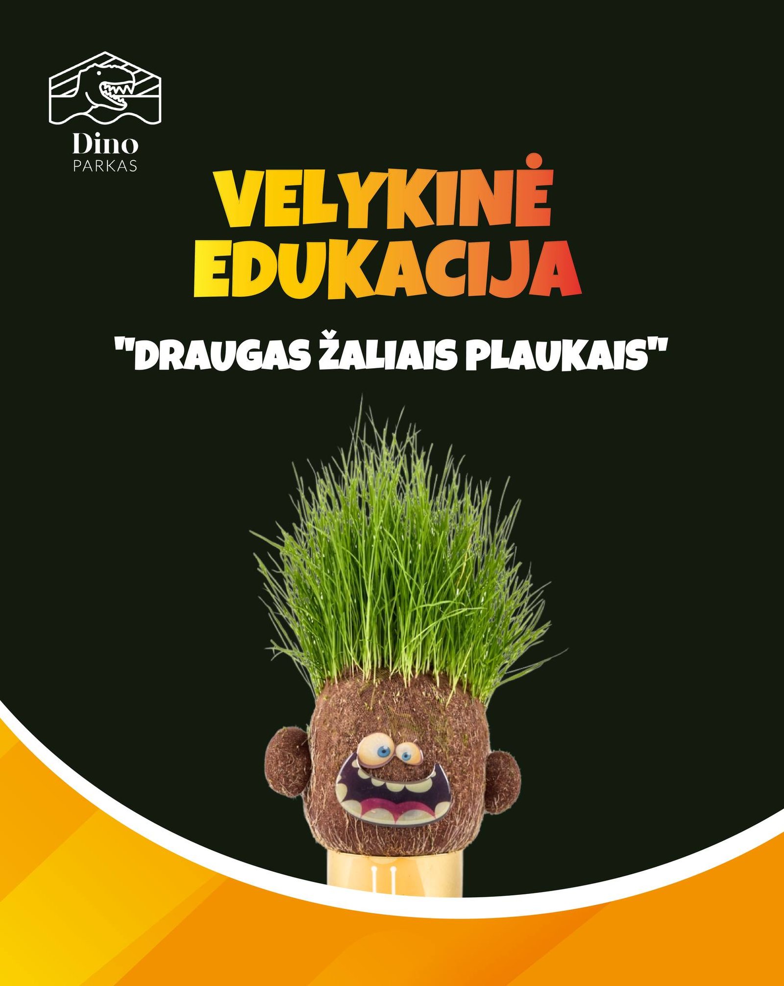 Educational program for children at Dino Park “A Friend with Green Hair”