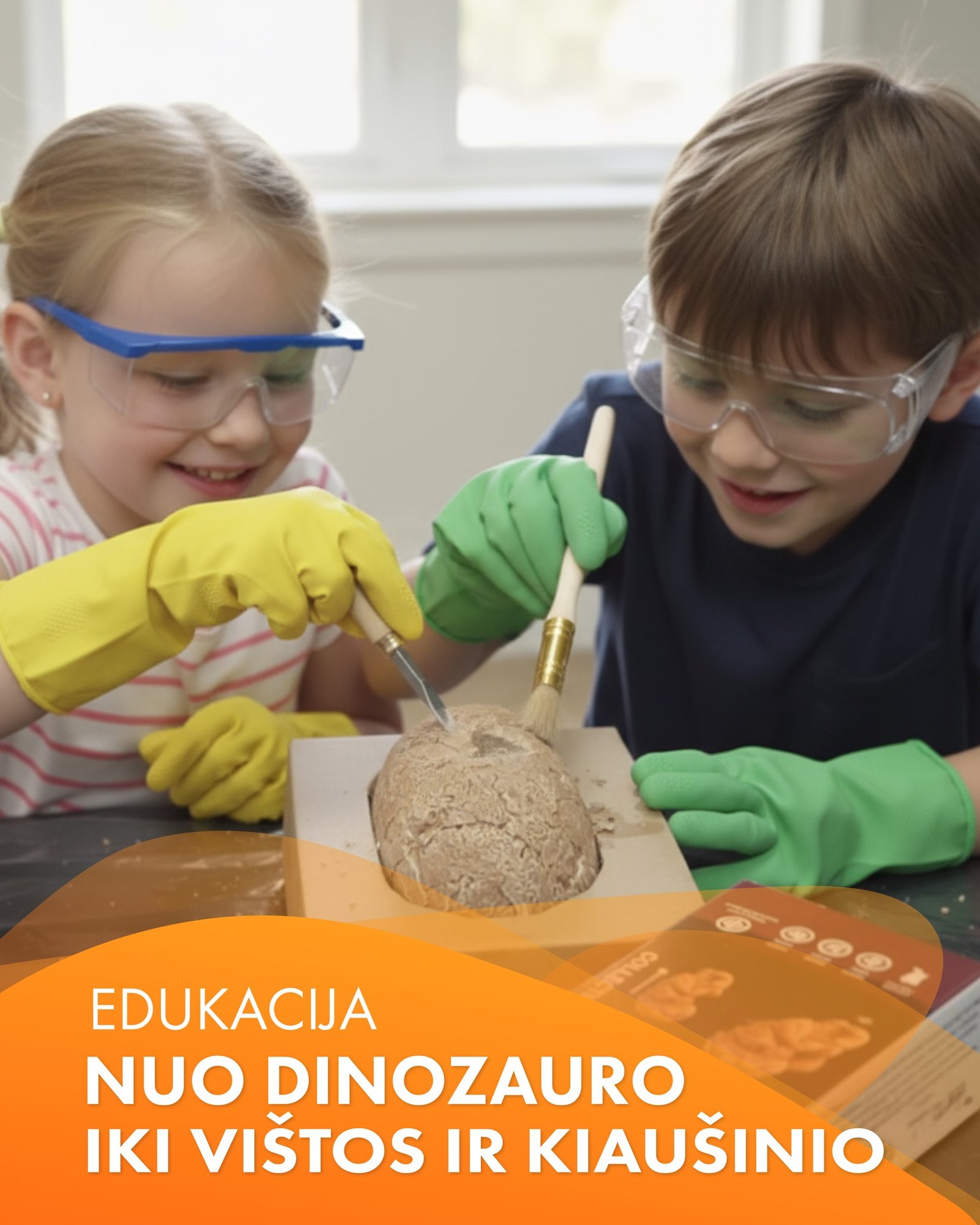 Educational program for children at Dino Park “From Dinosaur to Chicken and Egg”