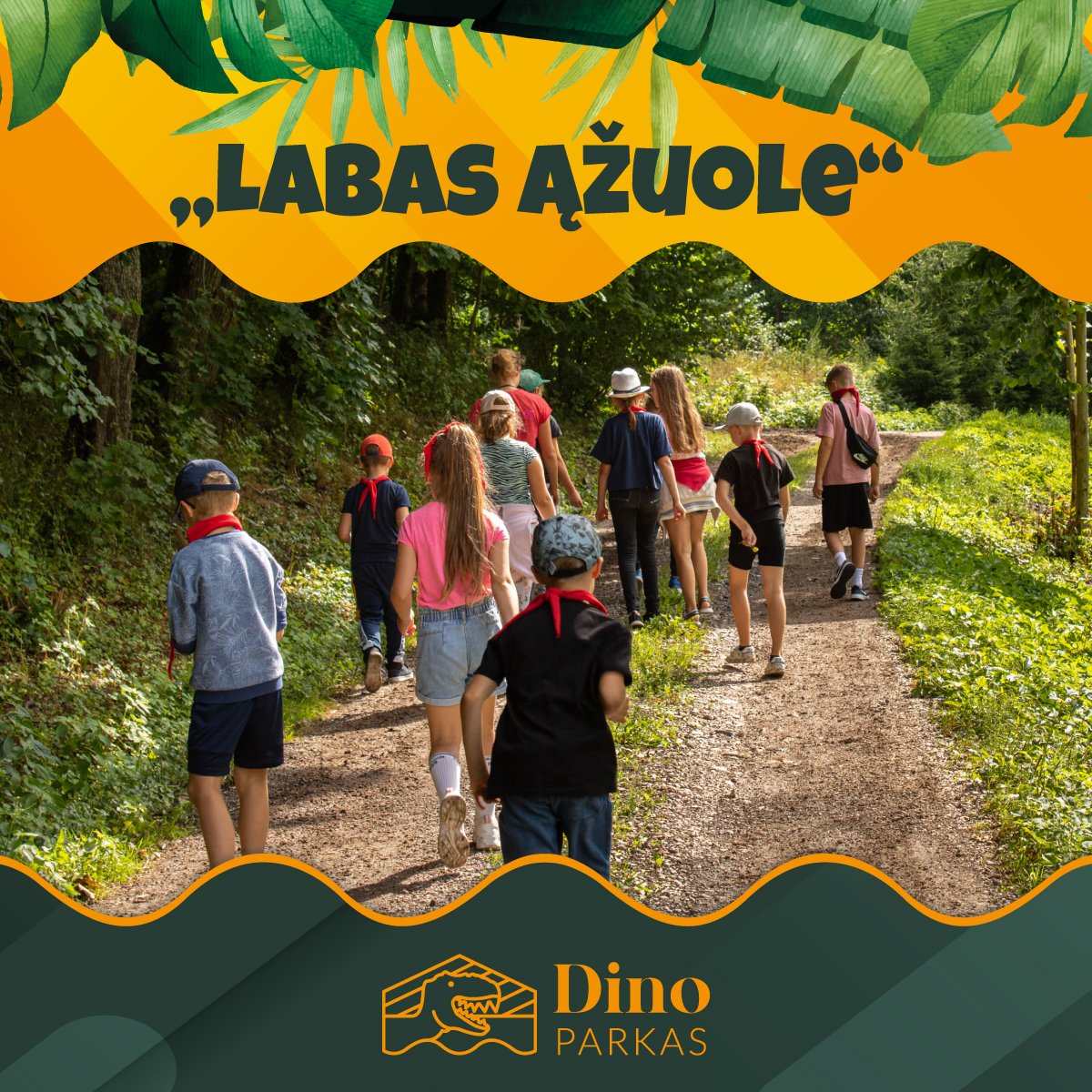 Educational program for children at Dino Park “Hello, Oak”