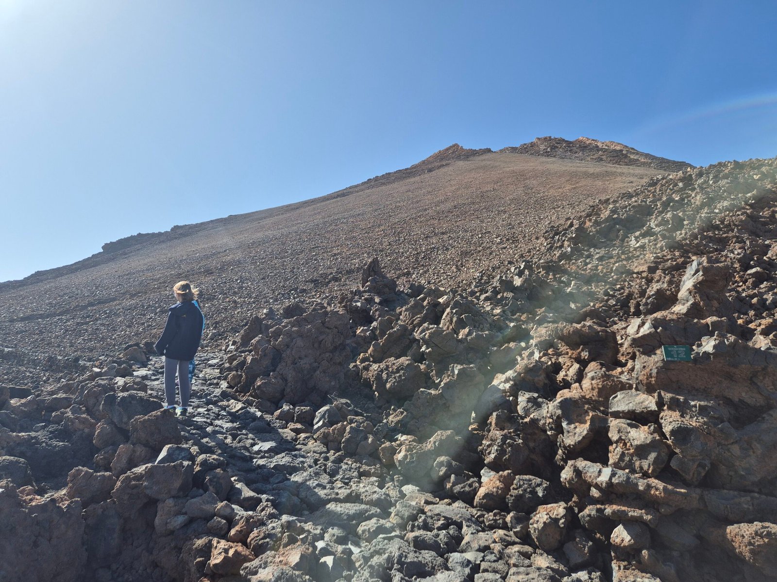 Teide with children