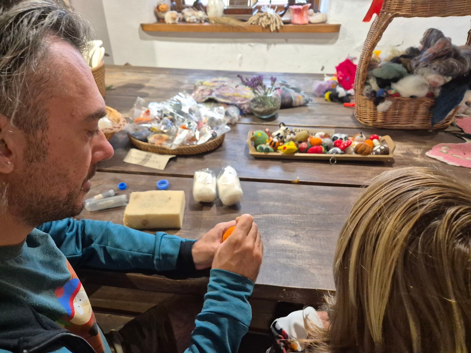 Wool felting educational program