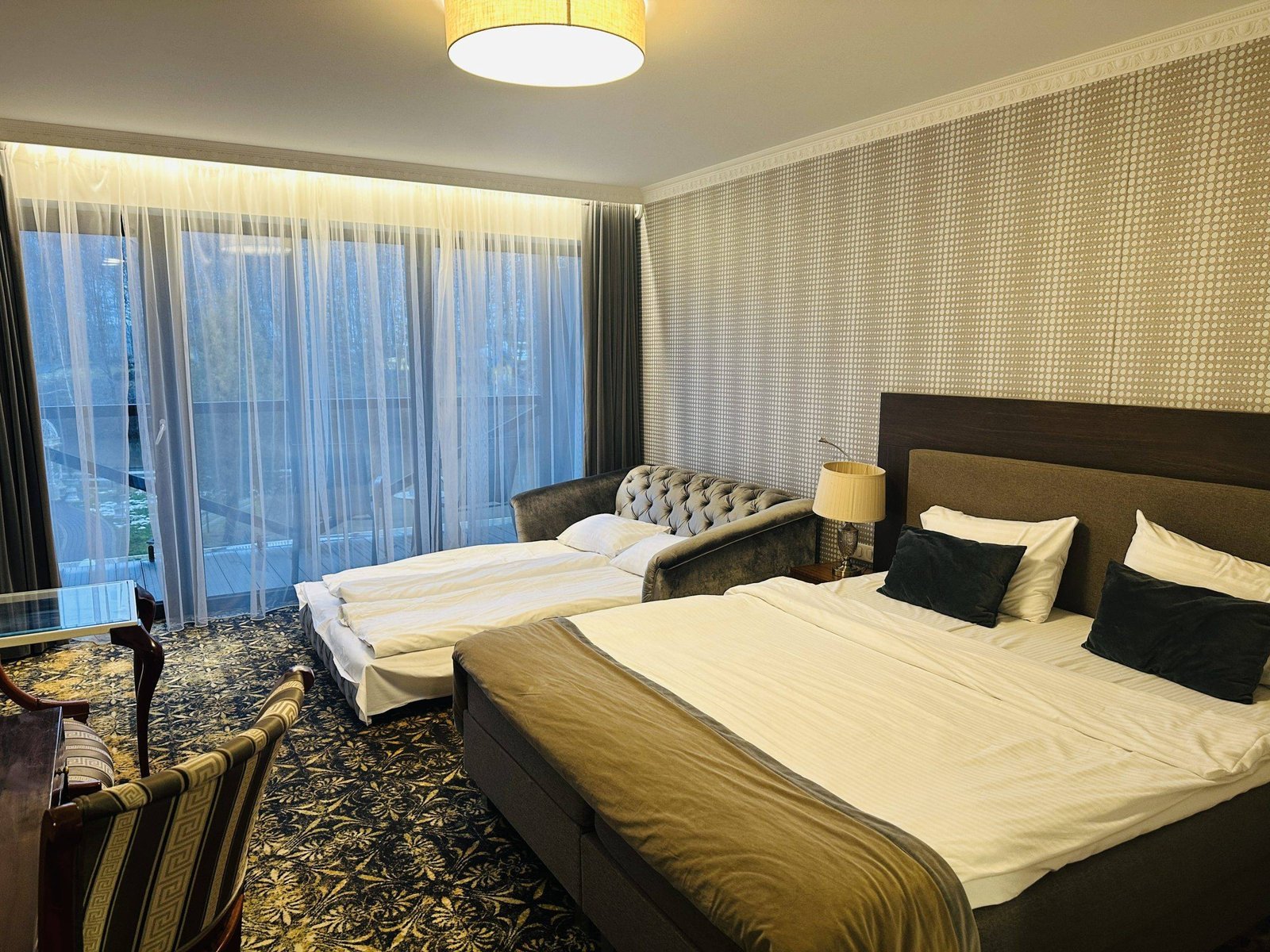 Family recreation at Radailiai Manor