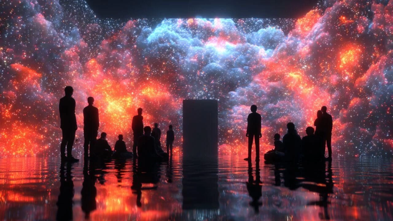 Querion multimedia park in the Karkonosze