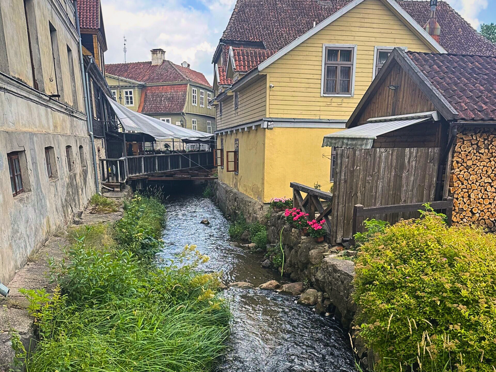 Kuldīga with family